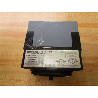 Cutler Hammer D23MB Eaton Type M Relay Cracked Housing - Used