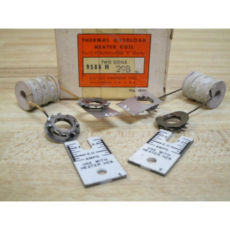 Cutler Hammer 9586-H-29B Eaton Overload Heater (Pack of 2)