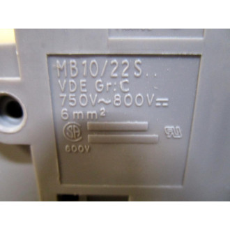 Square D 9080-MB1022SFL Fuse Block 9080M1022SFL (Pack of 2) - New No Box