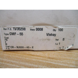 Vishay CMF-55 5Ω 1% Resistor CMF-55 (Pack of 99)