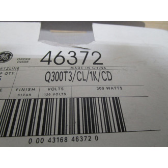 GE General Electric Q300T3CL1KCD Q300T3CL1KCD  300Watt 120V (Pack of 7)