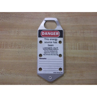 Brady 65961 Do Not Operate Tag - New No Box