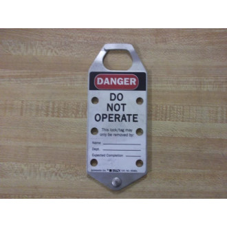 Brady 65961 Do Not Operate Tag - New No Box