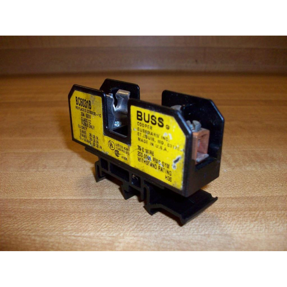Bussmann BC6031B Fuse Block 30AMP 600V - New No Box