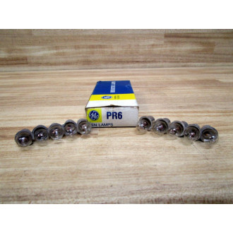 General Electric PR6 GE Miniature Lamp Light Bulb GEPR6 (Pack of 10)