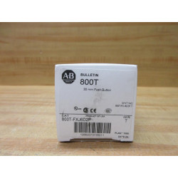 Allen Bradley 800T-FXJ6D2P Push Pull Switch EMPTY BOX ONLY!