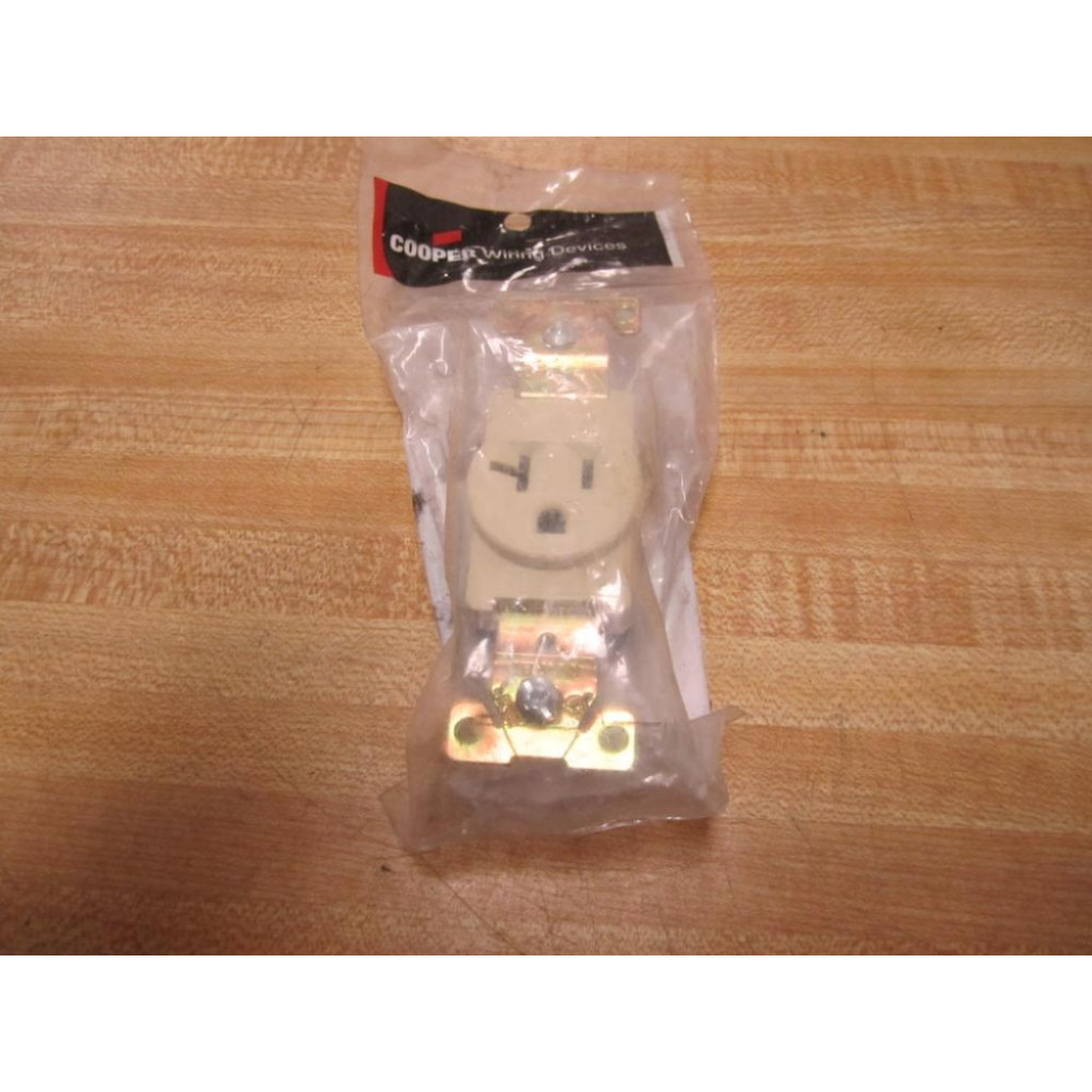 Cooper 5361V 20A 125V Single Receptacle
