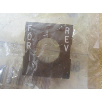 Allen Bradley 800MS-WS51 Series C Legend Plate