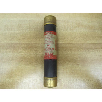 Econ ECS-60 Economy Fuse ECS60 Tested (Pack of 3) - Used
