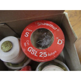 Gould Shawmut Ferraz Mersen GSL25 Plug Fuse 82332 (Pack of 8)