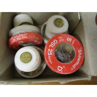 Gould Shawmut Ferraz Mersen GSL25 Plug Fuse 82332 (Pack of 8)