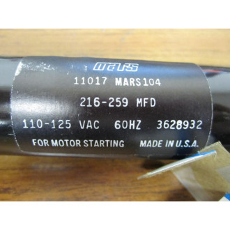 Mars 685744-11017 Motor Start Capacitor