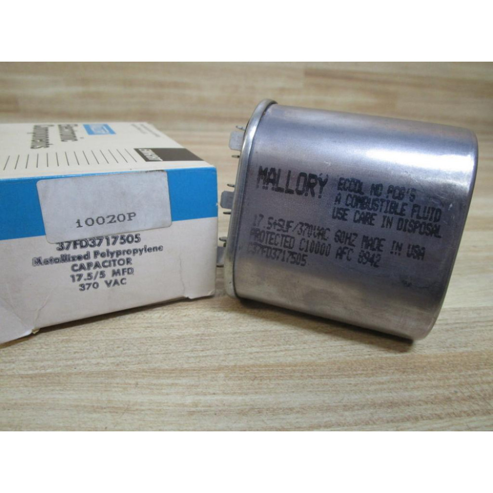 Mallory 37FD3717505 Capacitor (Pack of 3)