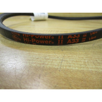 Gates A33 Hi-Power II V-Belt - New No Box