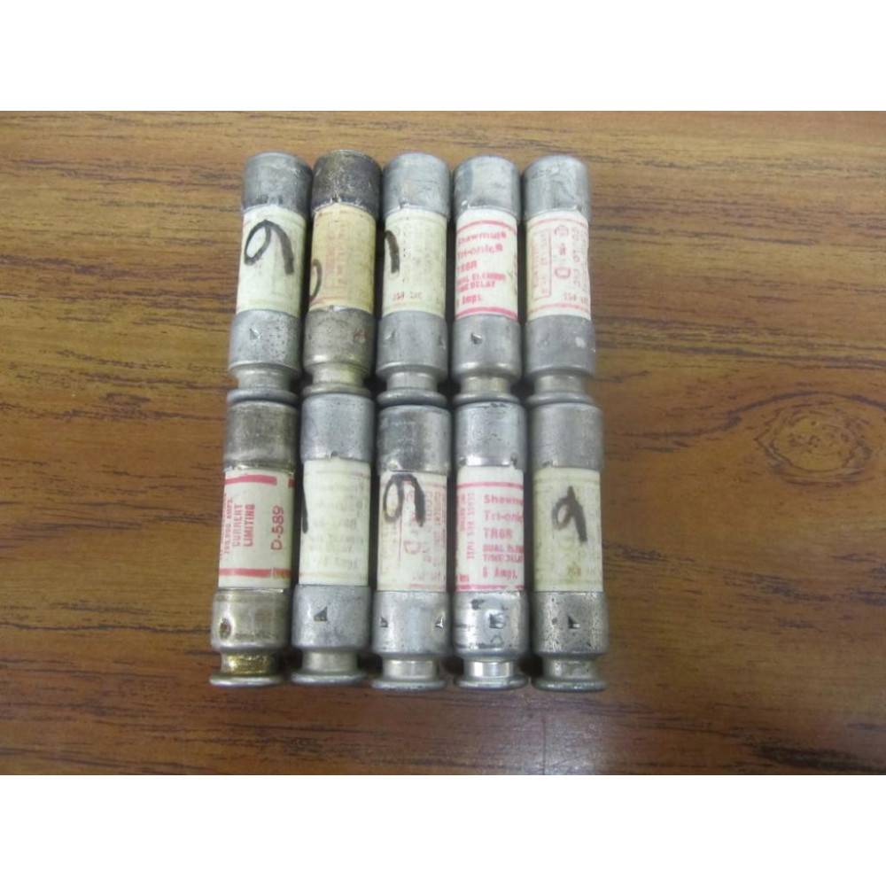 Gould Shawmut Ferraz TR 6R Mersen Fuse Cross Ref 4TCP4 - Used