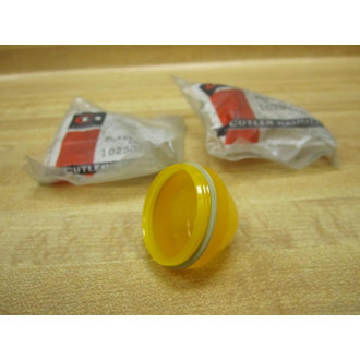 Cutler Hammer 10250T-C19 Eaton Amber Lens 10250TC19 (Pack of 2)
