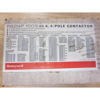 Honeywell R8214P-1009 Contactor R8214P1009