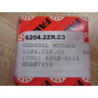 FAG 6204.2ZR.C3 Bearing 62042ZRC3 (Pack of 3)