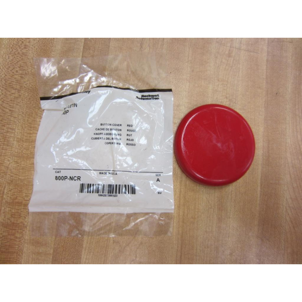 Allen Bradley 800P-NCR Button Cover 800PNCR Series A