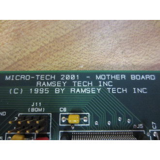 Ramsey Tech D07257B-E091 Micro-Tech 2001 Mother Board - Used