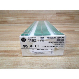 Allen Bradley 1492-CA1LG Terminal Blocks 1492CA1LG Series C (Pack of 50)