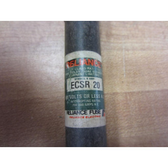 Reliance ECSR 20 ECSR20 Class RK5 Fuse - Used