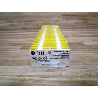 Allen Bradley 1492-CA1LY Terminal Block 1492CA1LY Series C (Pack of 50)