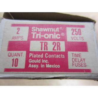 Gould Shawmut Ferraz Mersen TR2R Fuse Cross Ref 4TCN2 (Pack of 10)