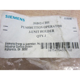 Siemens 3SB02-CBH Backing Plate Latch 3SB02CBH (Pack of 7)