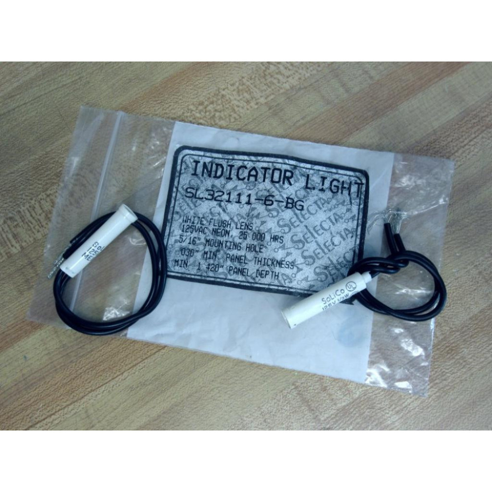 Solico SL32111-6-BG Indicator Light SL321116BG (Pack of 2)