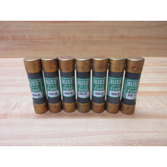 Buss NON-50 Bussmann Fuse Cross Ref 4XF96 (Pack of 7) - New No Box