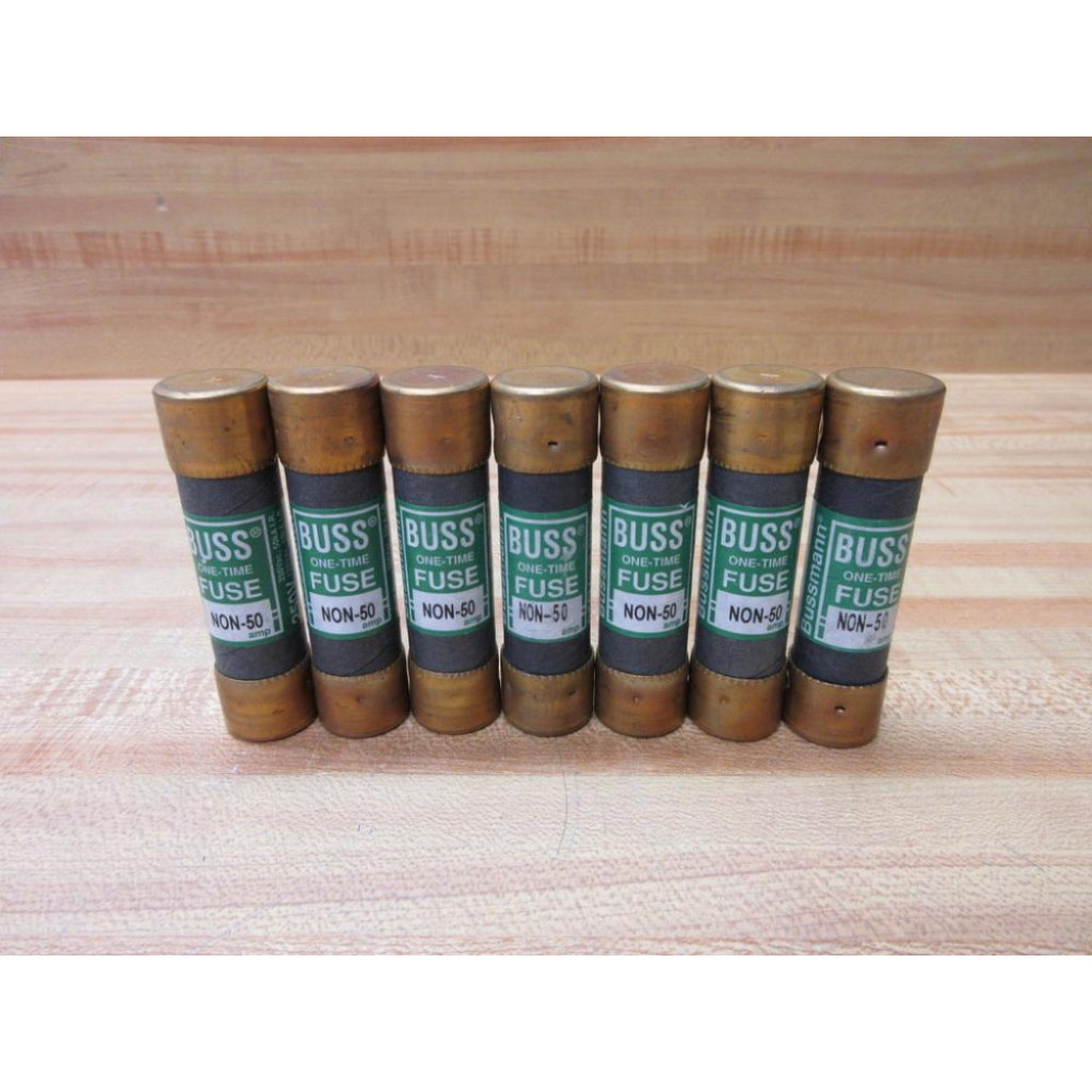 Buss NON-50 Bussmann Fuse Cross Ref 4XF96 (Pack of 7) - New No Box