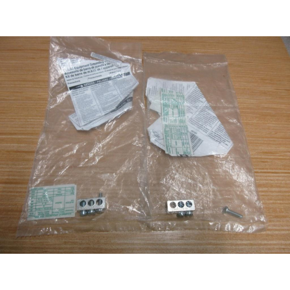 Square D GTK03 Equipment Grounding Bar Kit Series F01 (Pack of 2)