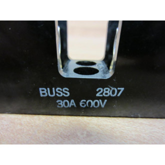 Bussmann 2807 Buss Fuse Block 1 Pole 30A 600V (Pack of 6) - Used