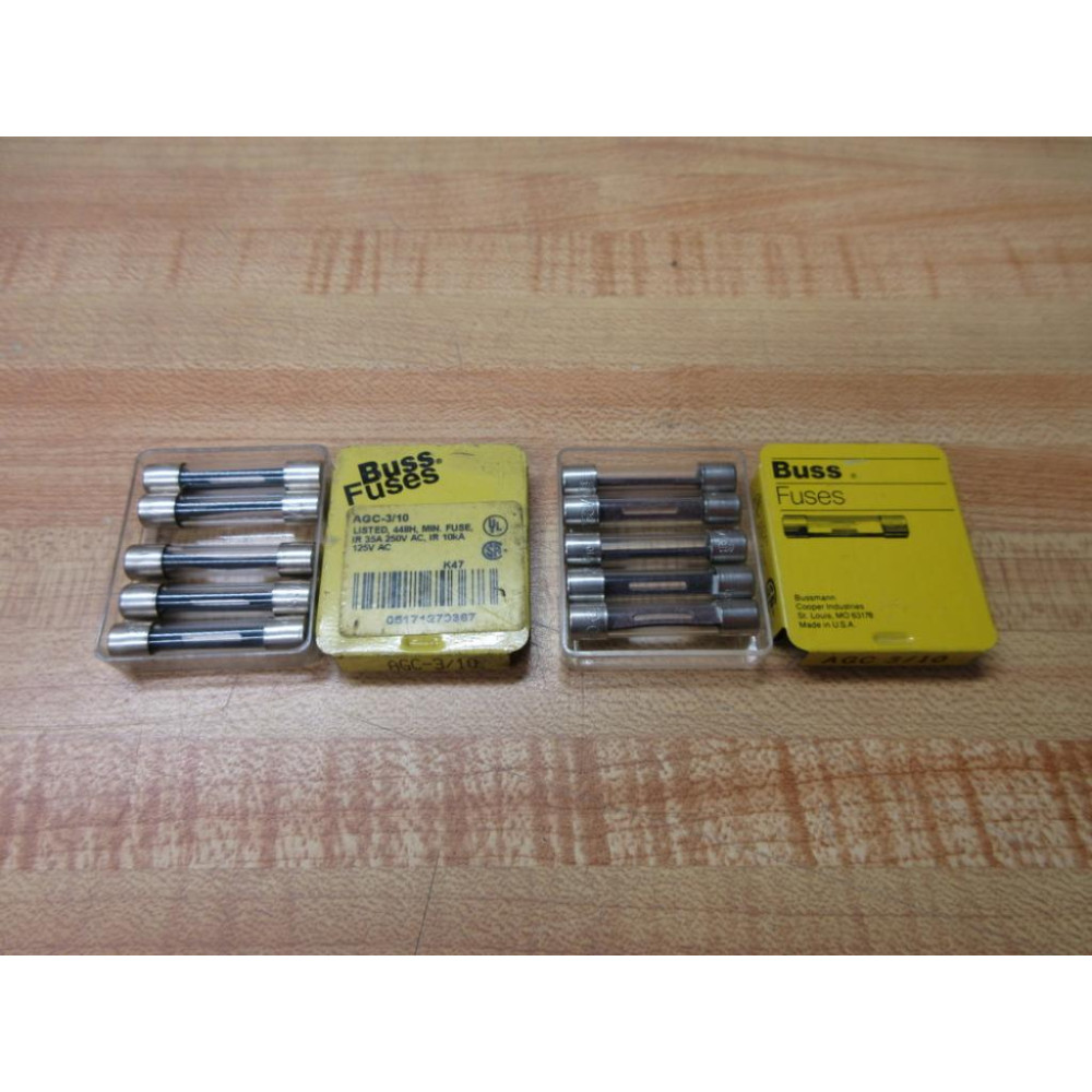 Buss AGC-310 Bussmann Fuse Cross Ref 6F007 Metal Strip Element (Pack of 10)