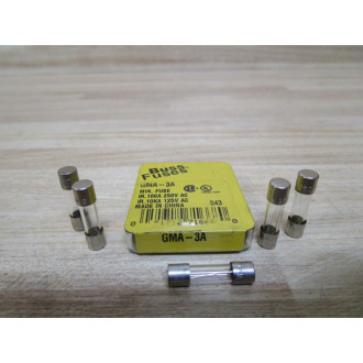 Buss GMA-3A Cooper Bussmann Fuse Cross Ref 6F103 Fine Wire (Pack of 10)