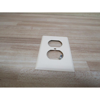 Mulberry 99101 One Gang Duplex Deluxe Ivory Plate (Pack of 5) - New No Box