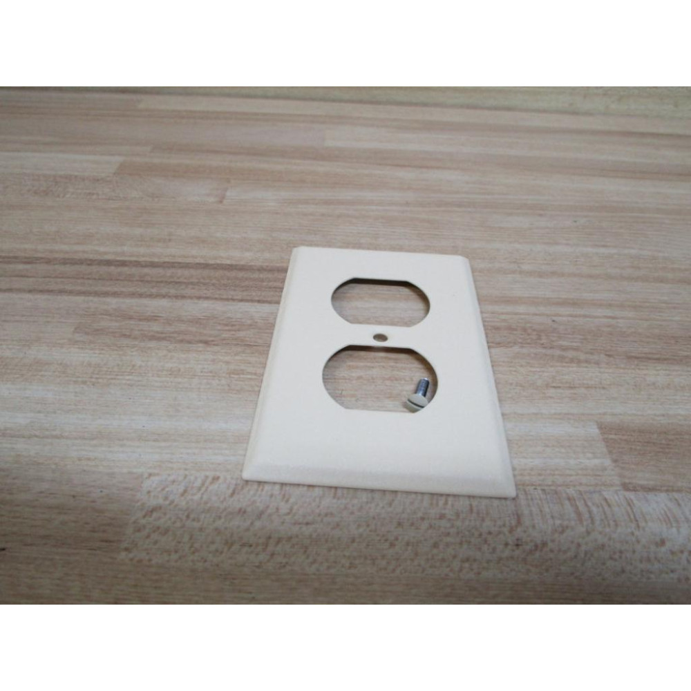 Mulberry 99101 One Gang Duplex Deluxe Ivory Plate (Pack of 5) - New No Box