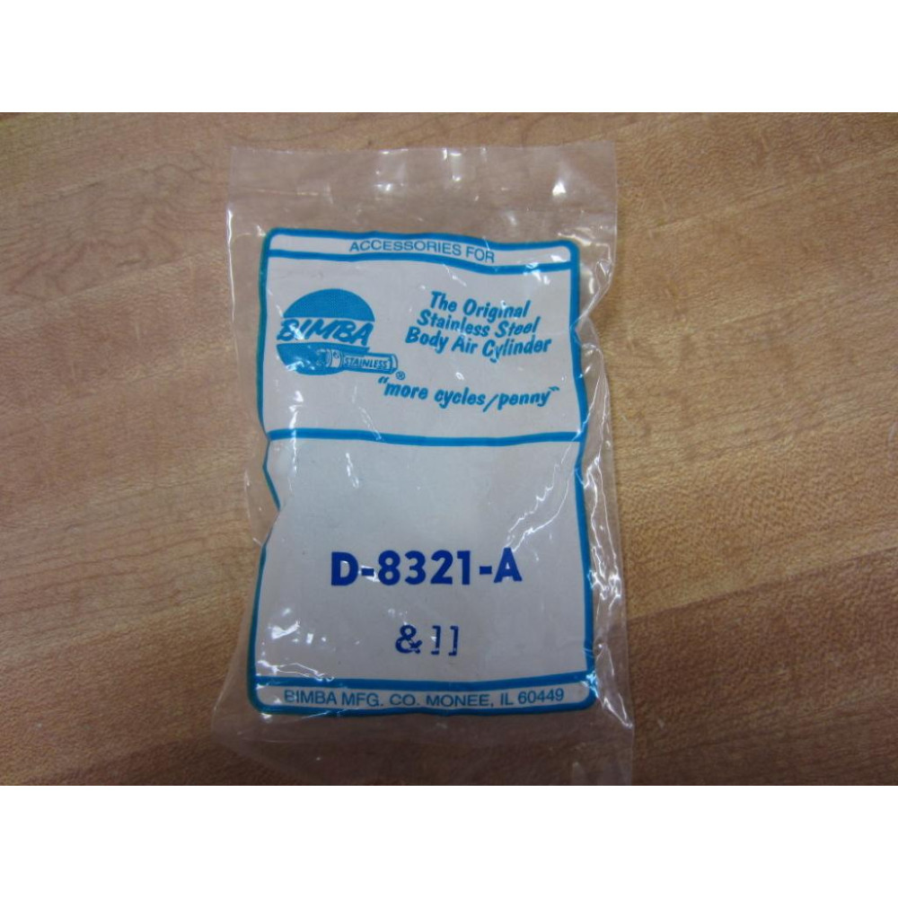 Bimba D-8321-A D8321A Bracket 1-116" (Pack of 2)