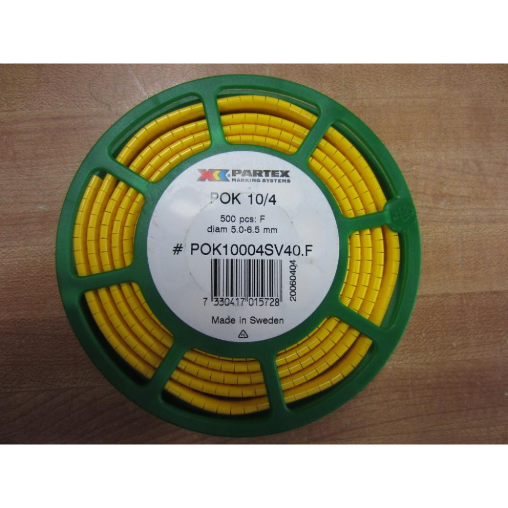 Partex POK10004SV40.F Markers - F (Pack of 500) - New No Box