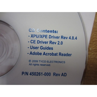 ELO Touch Systems 450261-000 ELO Touch Systems Touchtools CD Rev AD