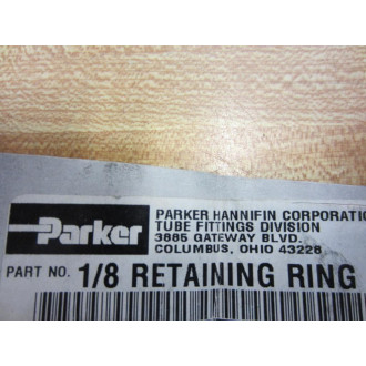 Parker 18 18 1 8 Retaining Ring (Pack of 10) - New No Box