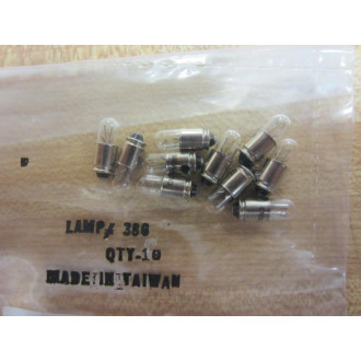 Chicago Miniature 386 Lamp Light Bulb (Pack of 10)