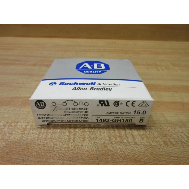 Allen Bradley 1492-GH150 Circuit Breaker 1492GH150 15A EMPTY BOX ONLY!