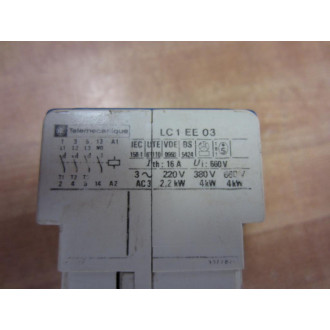 Telemecanique LC1-EE03 Contactor LC1EE03 - Used