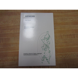 Siemens G341-1728-01 Phone Mail Systems User Guide - New No Box