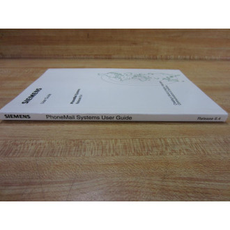 Siemens G341-1728-01 Phone Mail Systems User Guide - New No Box