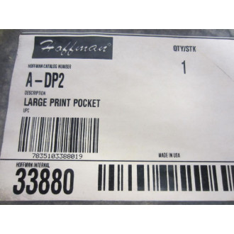 Hoffman A-DP2 Large Print Pocket