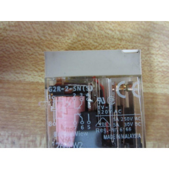 Omron G2R-2-SN(S)-120VAC Relay G2R2SNS120VAC - New No Box