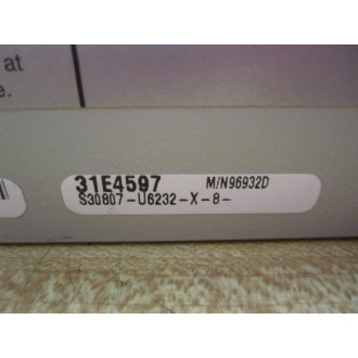 Siemens S30807-U6232-X-8 Custom Callout Adapter 31E4597 S30807U6232X8 - Used